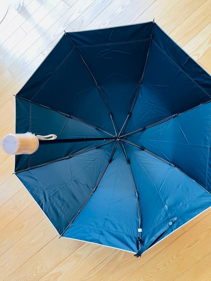 芦屋ロサブラン　2段折りたたみ50cm(傘袋付)コンビ