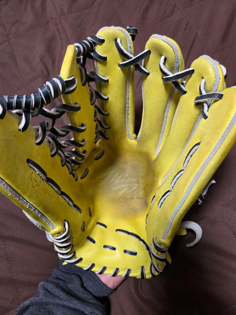 美品！ミズノプロ 軟式グローブ 外野手用