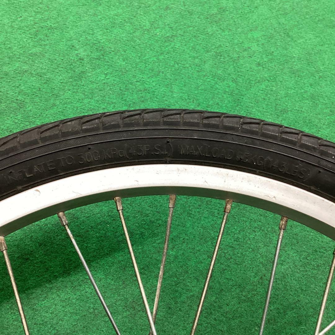 アルミホイール　20x1.75 後輪　タイヤ付　内装3段　14t リア