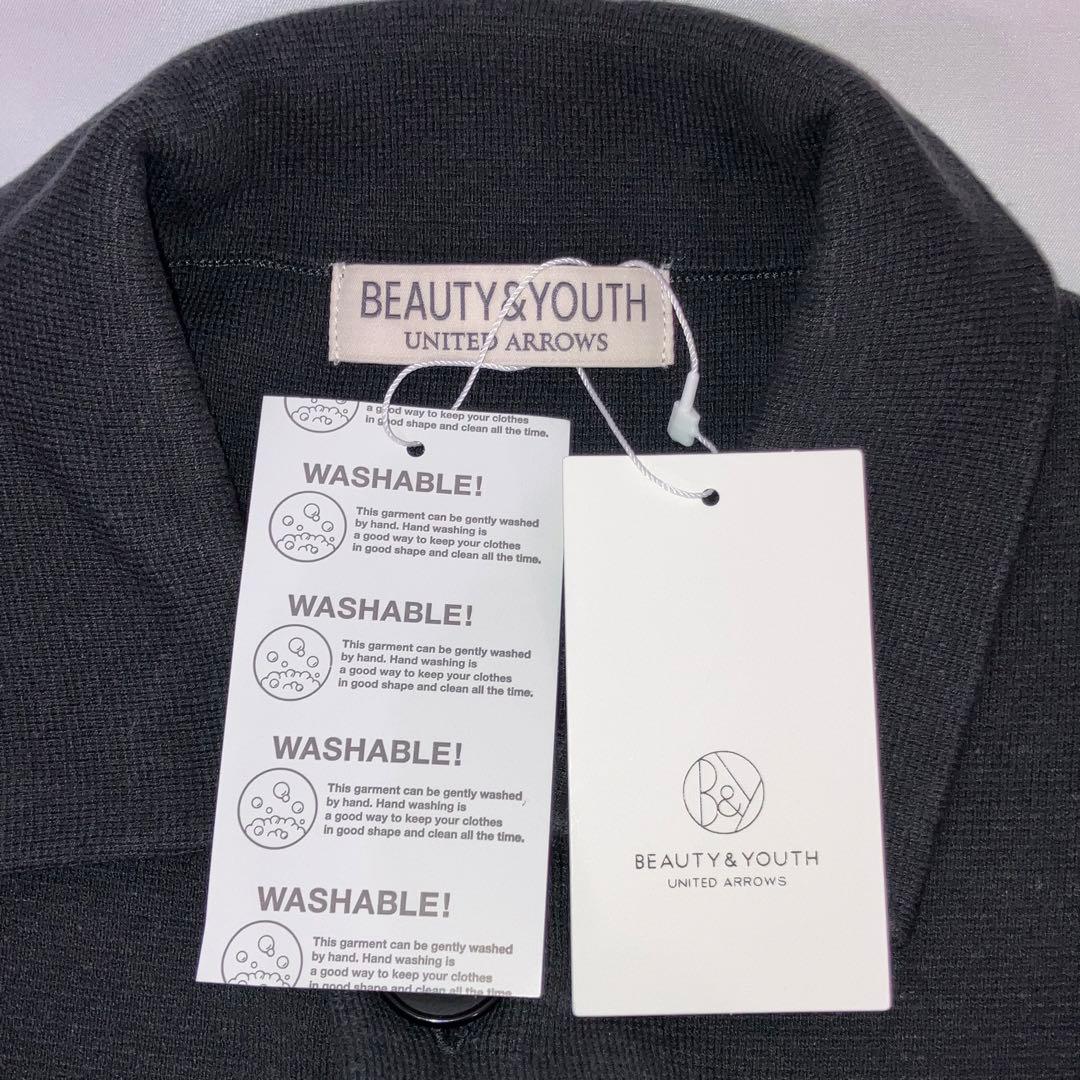 ビューティーアンドユース ミラノリブ4ボタンジャケット ダークグレー サイズS