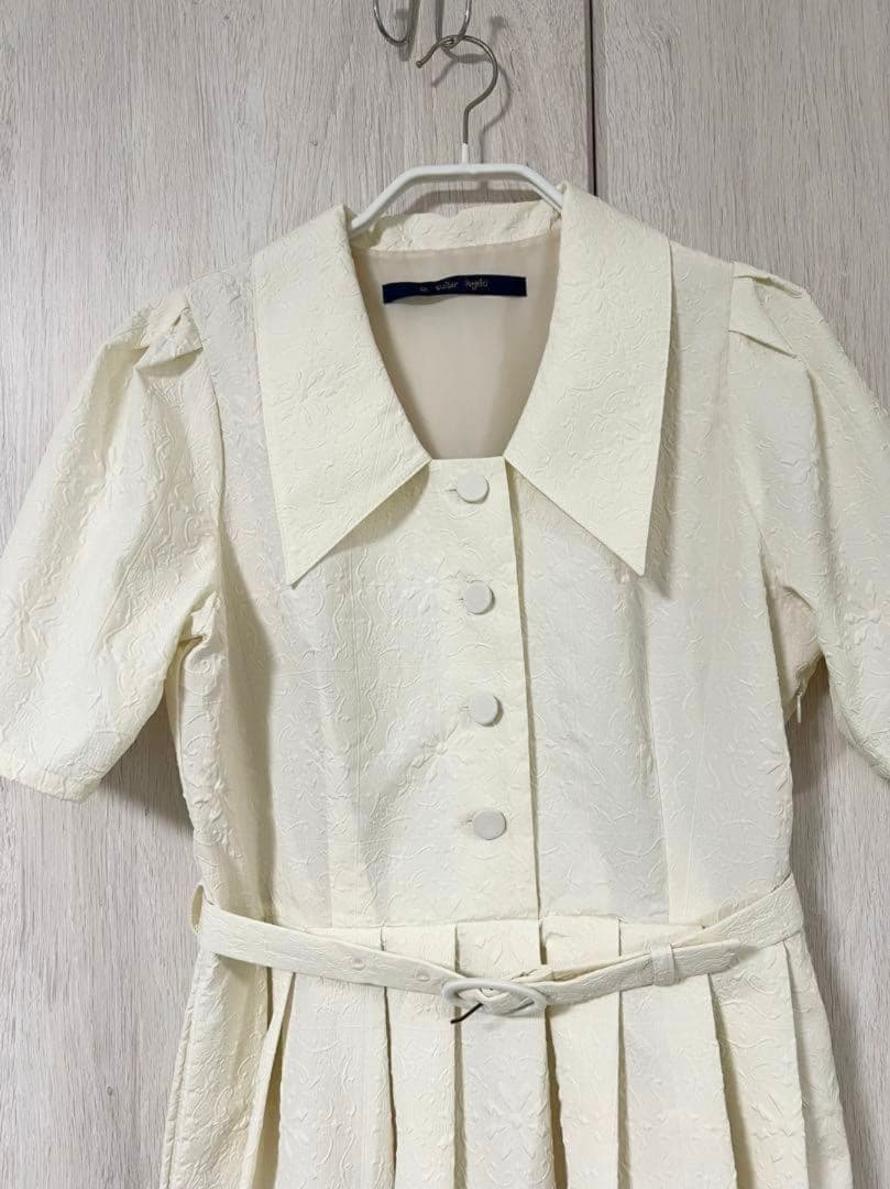 最終価格　アンアナザーアンジェラス　 タイル風エンボス柄ワンピース