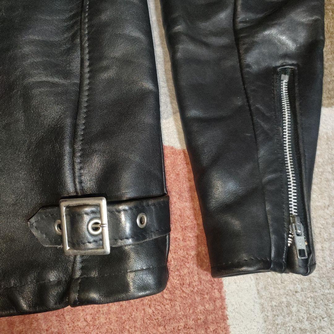 人気641Schottシングルライダース立襟定番　 ３４ ダメでも対応有！