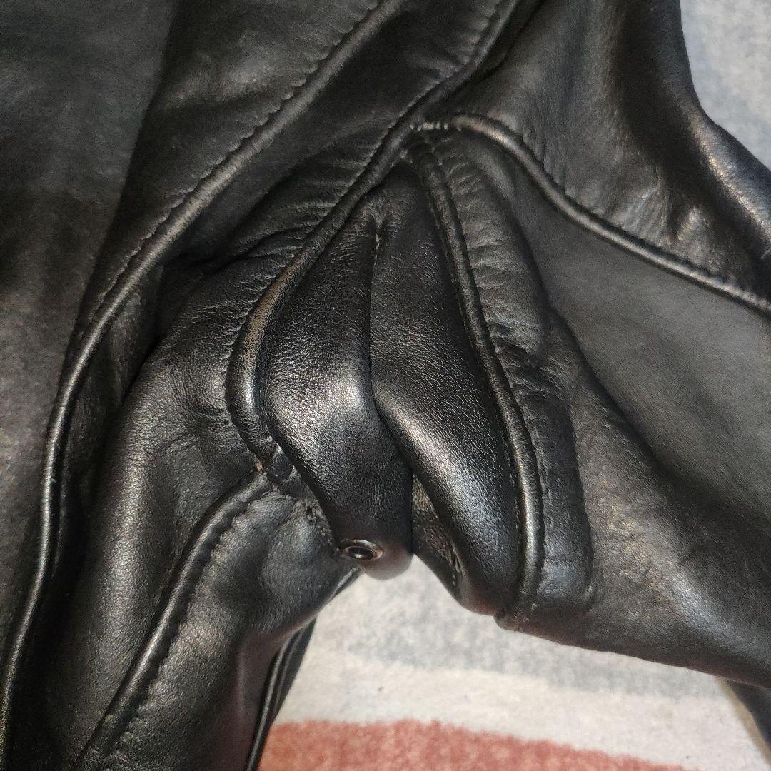 人気641Schottシングルライダース立襟定番　 ３４ ダメでも対応有！