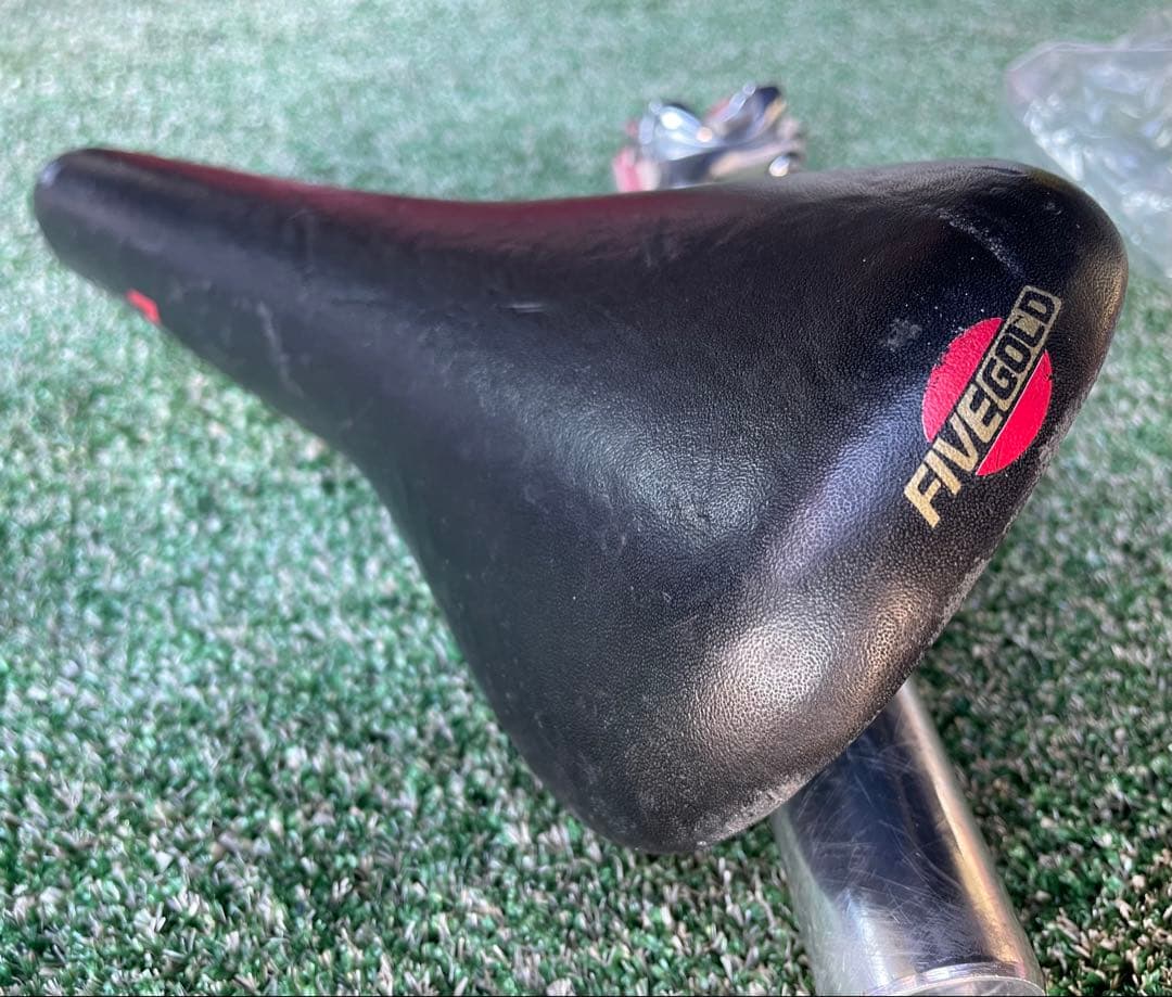 NJS NITTO シートポスト　加島サドル製作所　five gold 競輪