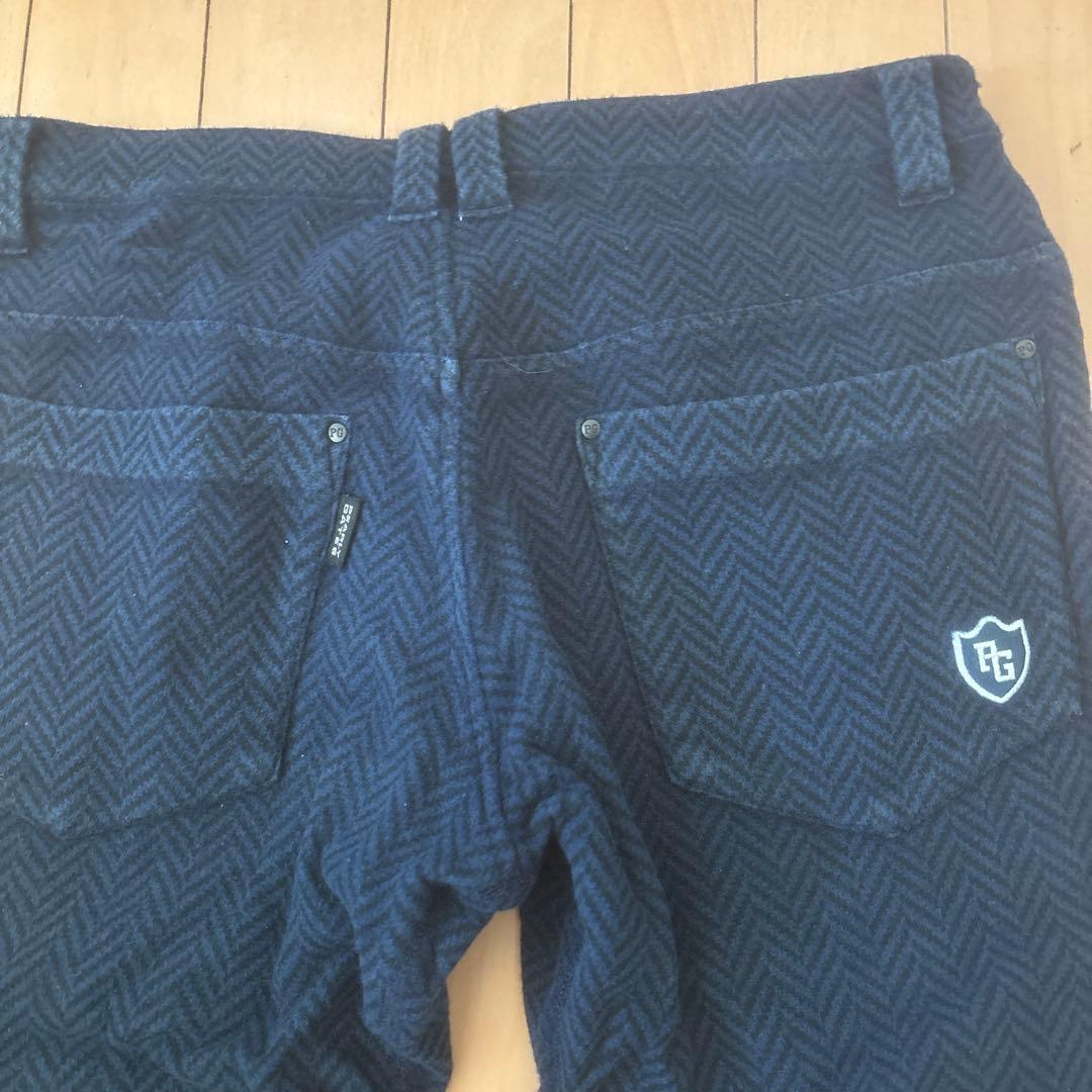 PEARLY GATESヘリンボーン スリムフィット　ジョガーパンツ