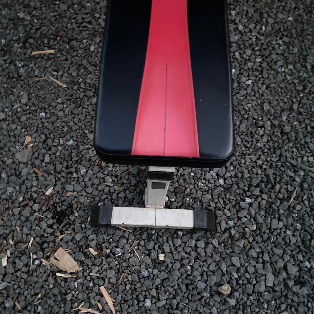 iROTEC トレーニングベンチ 黒/赤