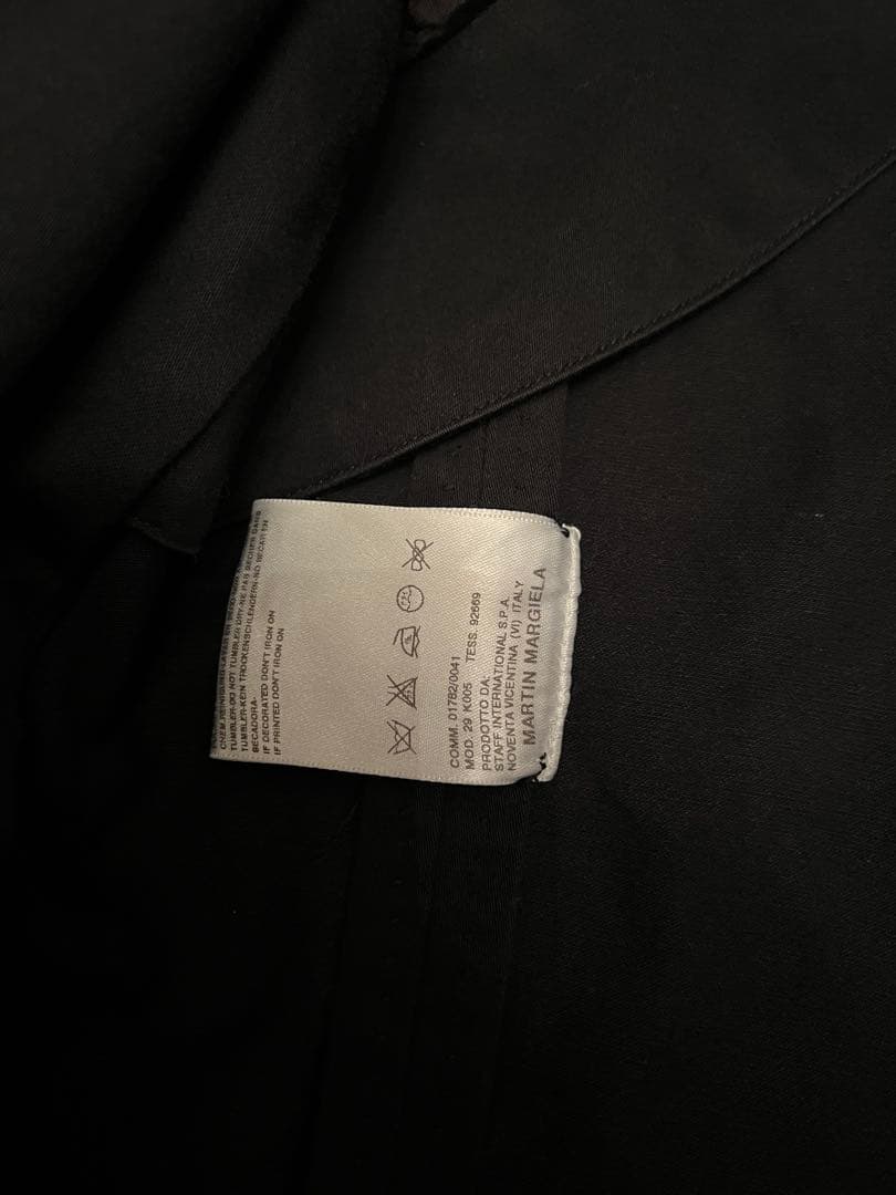 マルジェラ　ダークブラウン ダブルブレストジャケット