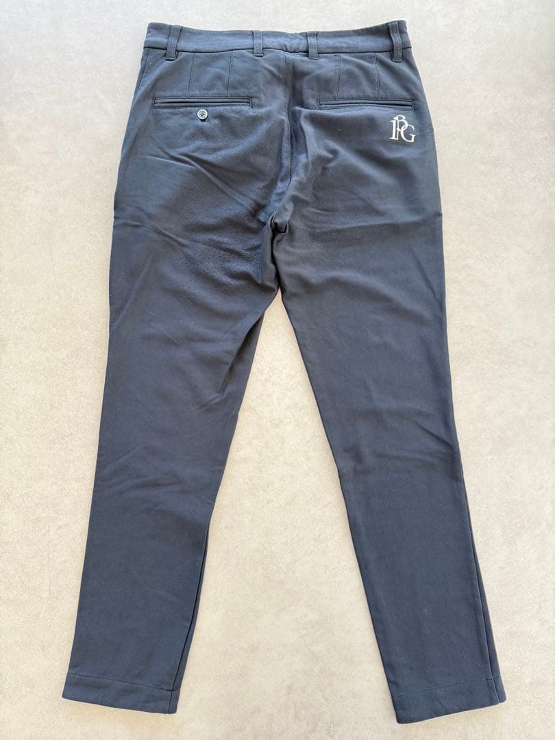 1PIU1UGUALE3 GOLF メンズ 黒 IV ゴルフパンツ 裏起毛