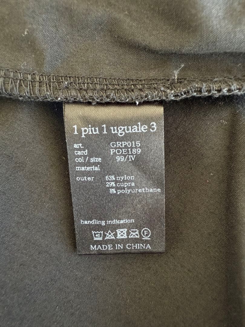 1PIU1UGUALE3 GOLF メンズ 黒 IV ゴルフパンツ 裏起毛