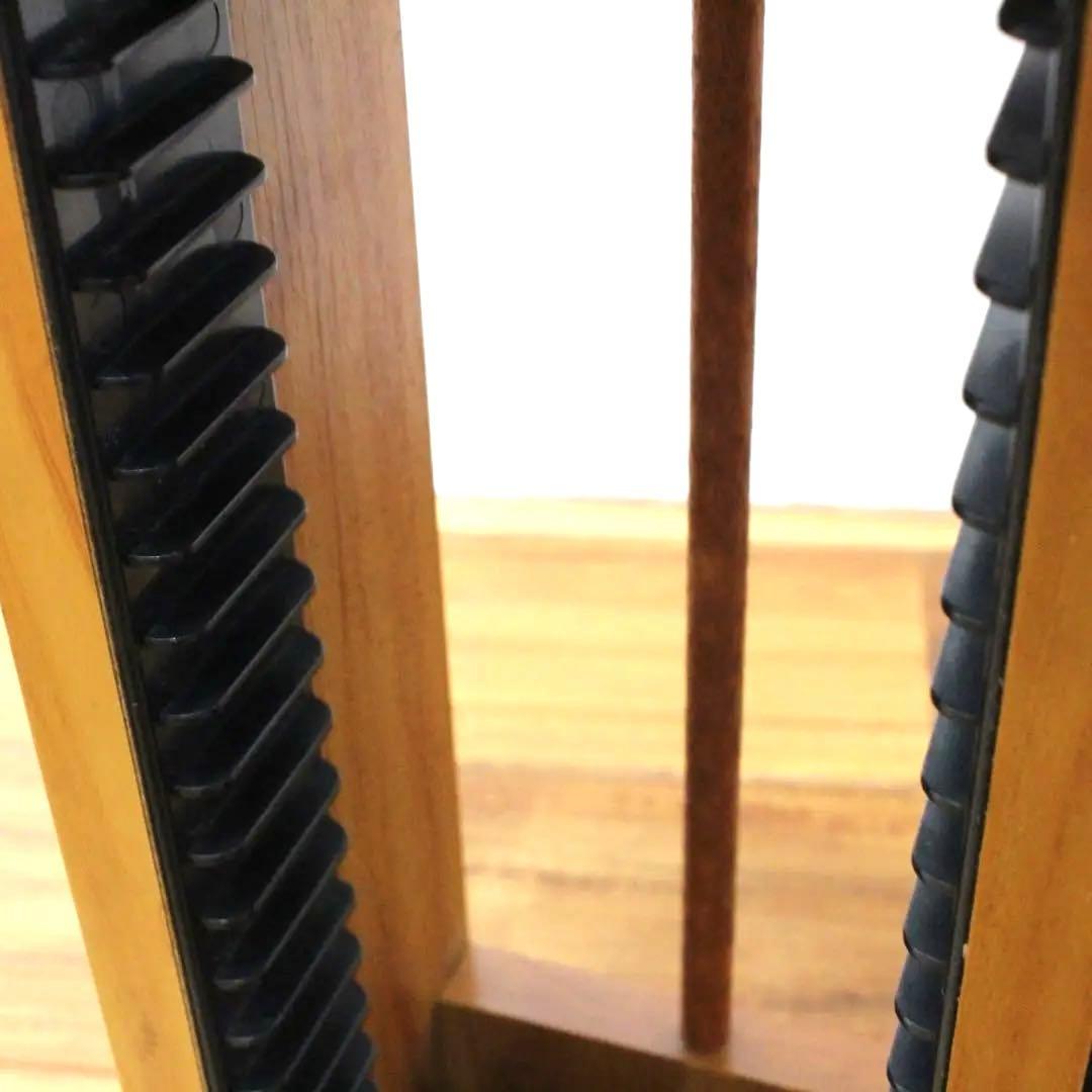 木製ラック・ウッドラック Rare Vintage Wood MiniDisc Rack 48 Disc