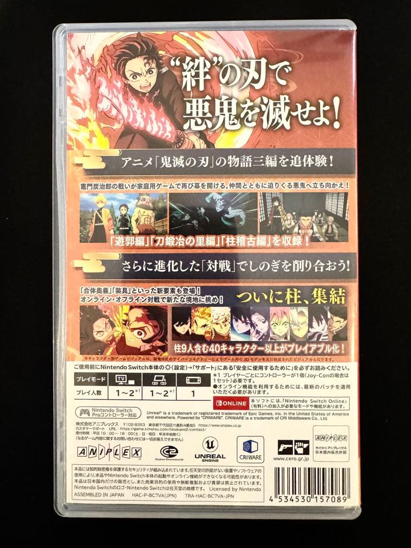 鬼滅の刃 switch ヒノカミ血風譚2