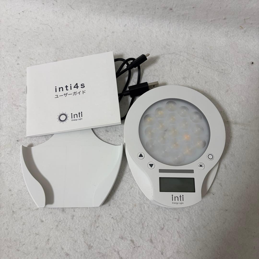 inti4s 光で起きる目覚まし時計 inti Energy Light 白