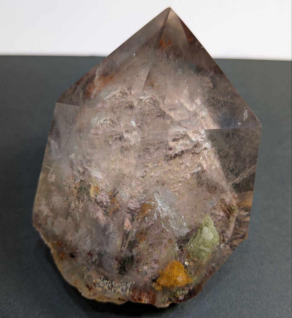 天然石 千層ガーデンポイント 可愛い( ¨̮ )グリーンイエローピンク♡