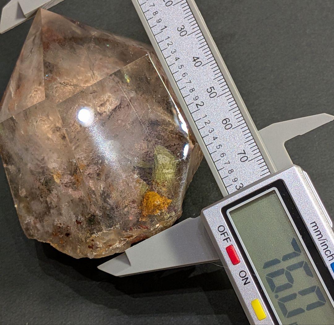 天然石 千層ガーデンポイント 可愛い( ¨̮ )グリーンイエローピンク♡