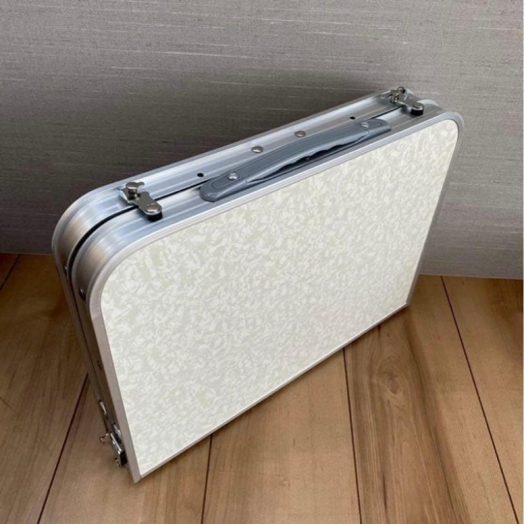 ２個セット　アウトドアテーブル　キャンプテーブル　折りたたみテーブル　デスク　机