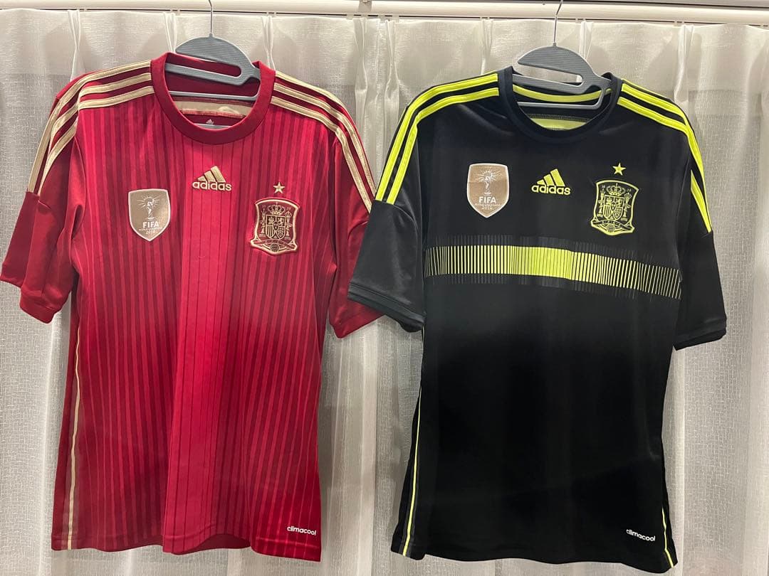 adidas スペイン代表 ユニフォーム上下セット正規品 2着まとめ売り