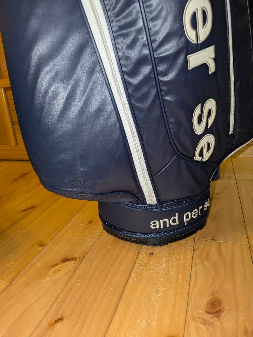 and per se ゴルフバッグ ネイビー 9.0型 【人気早い者勝ち‼️】