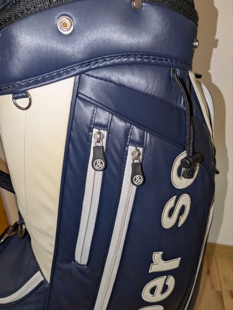 and per se ゴルフバッグ ネイビー 9.0型 【人気早い者勝ち‼️】