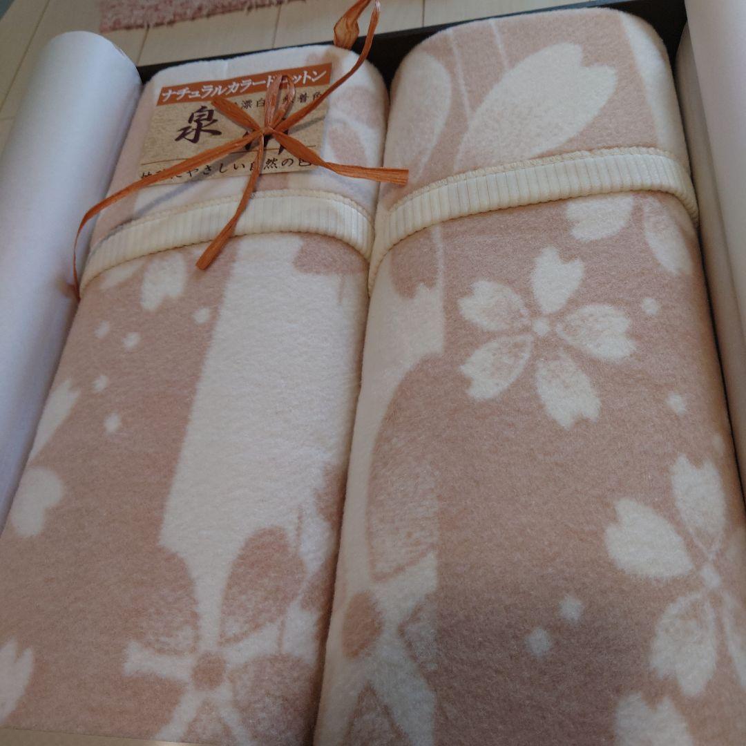 泉州 シルク入り毛布 2枚セット