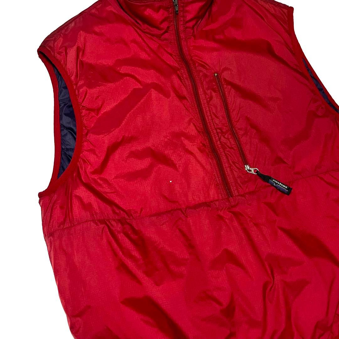 patagonia 90s USA製 パフボールベスト L レッド