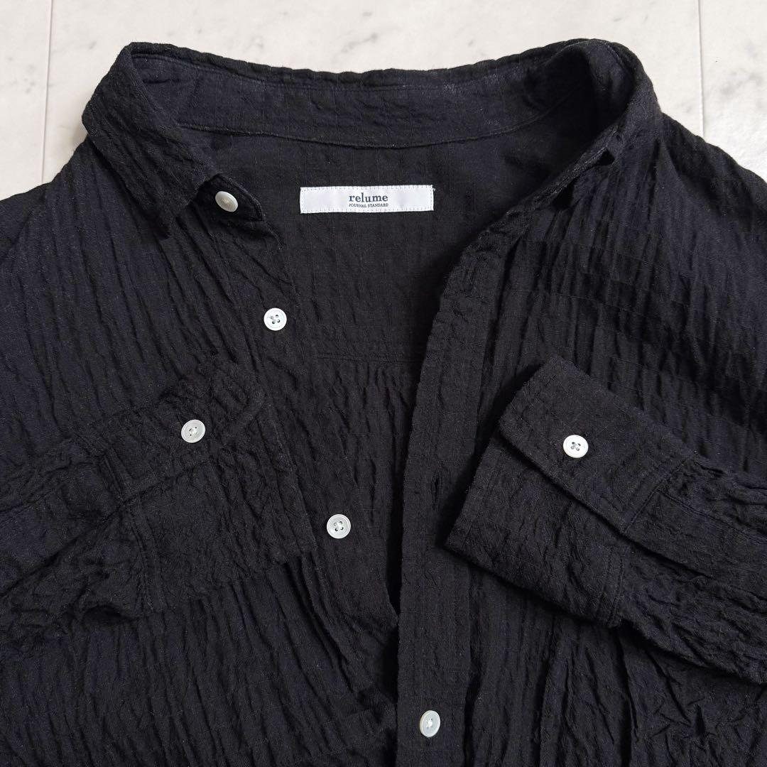 美品♪ ジャーナルスタンダードレリューム シルクコットン ロングワンピース 黒