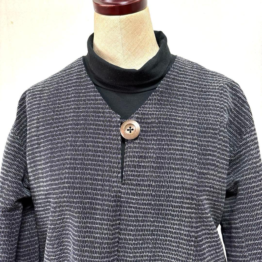 着物リメイク　筑紫ゆうき　久留米絣　ロングワンピース(300)