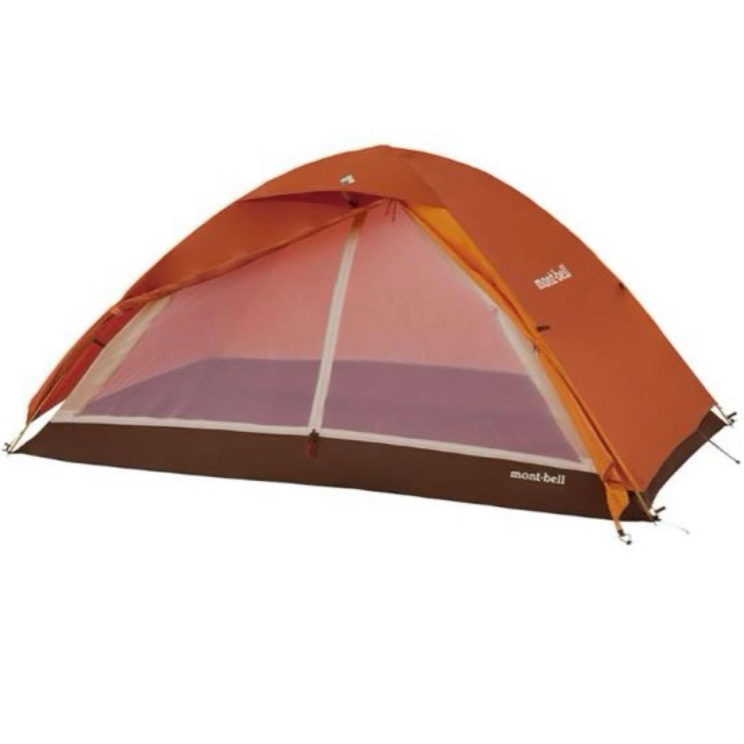 かつみ　mont-bell Chrono Dome 1 オレンジ