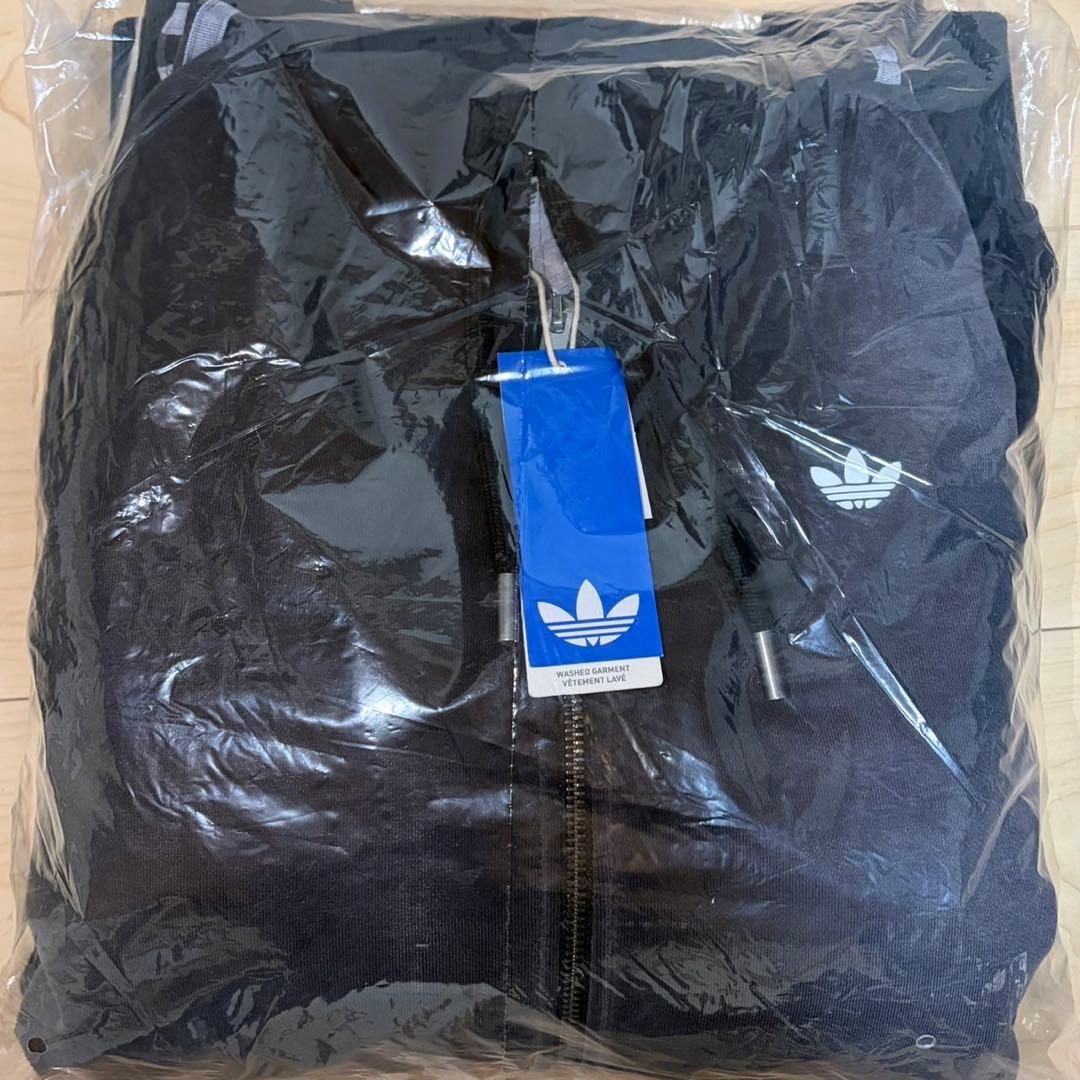 adidas ADILENIUM ウォッシュオーバーサイズフルジップパーカー