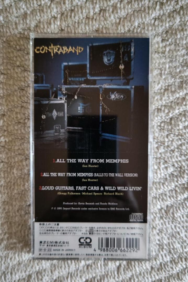 コントラバンド（マイケル・シェンカー、トレイシー・ガンズ）／８㎝シングルＣＤ