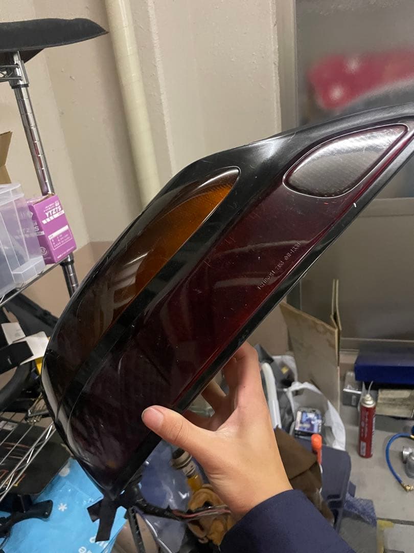 S15 シルビア　純正テール　スモーク塗装