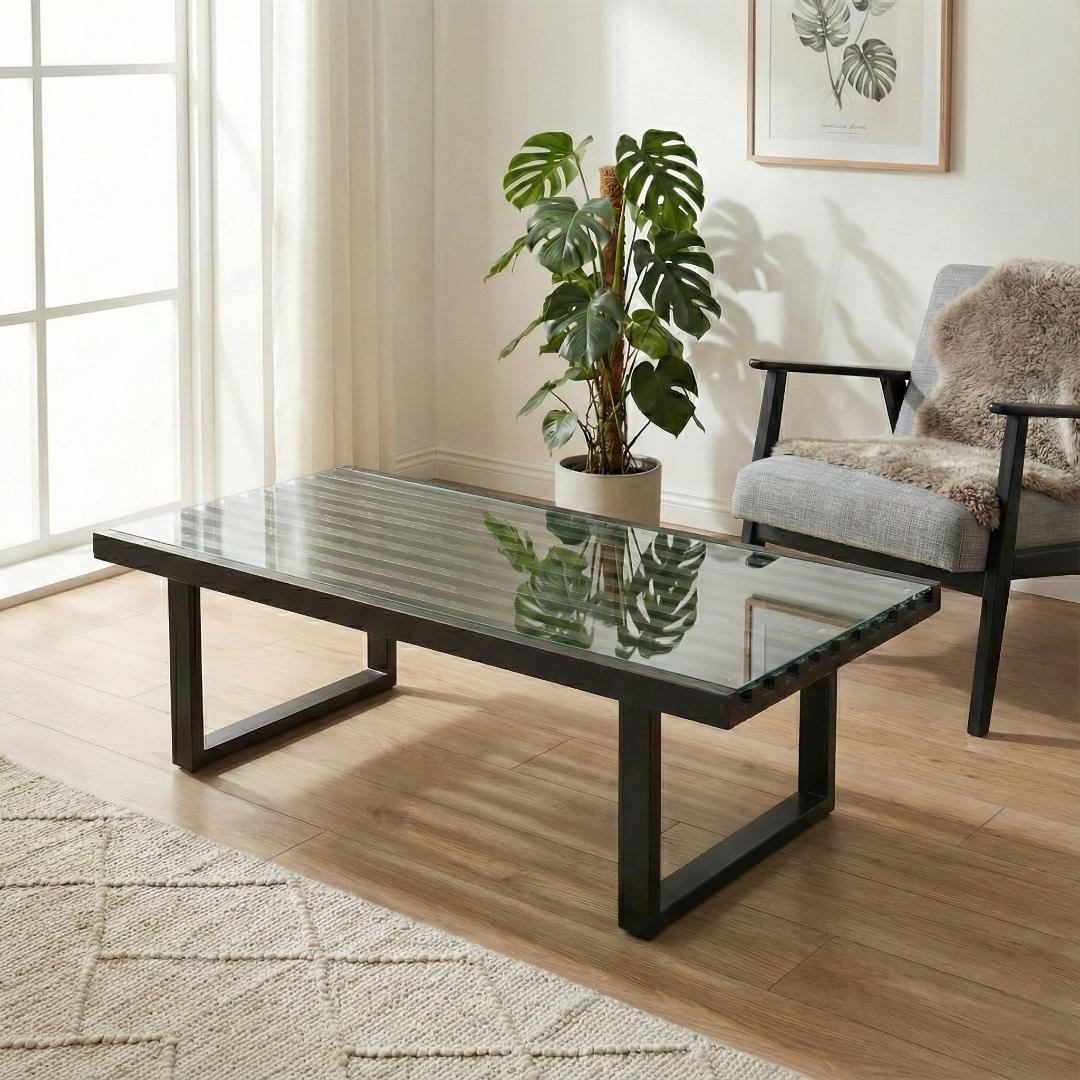 ジョージ・ネルソン ネルソンベンチ ガラス天板付 リプロダクト