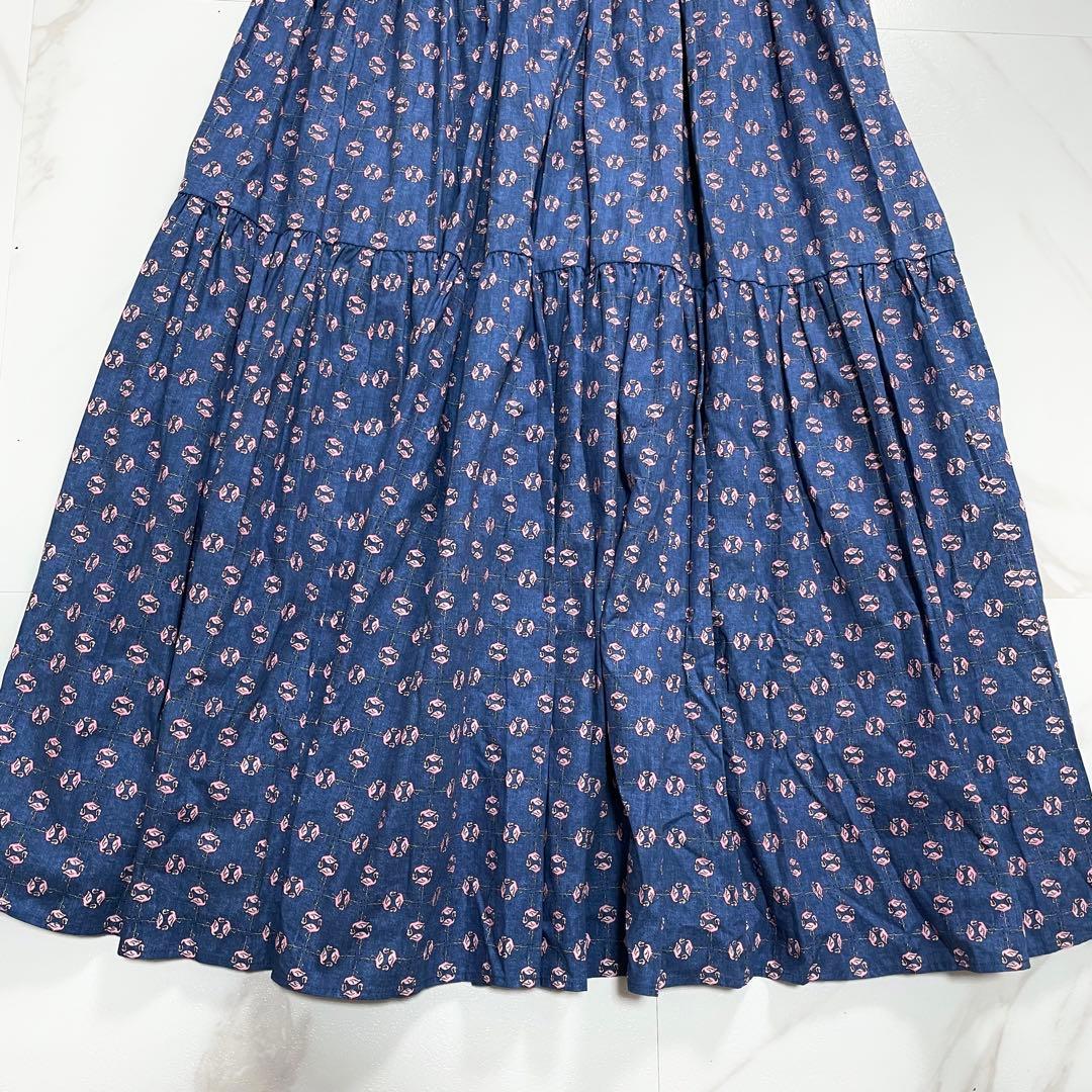 近年✨ダブルスタンダードクロージング ロングワンピース バックリボン フラミンゴ