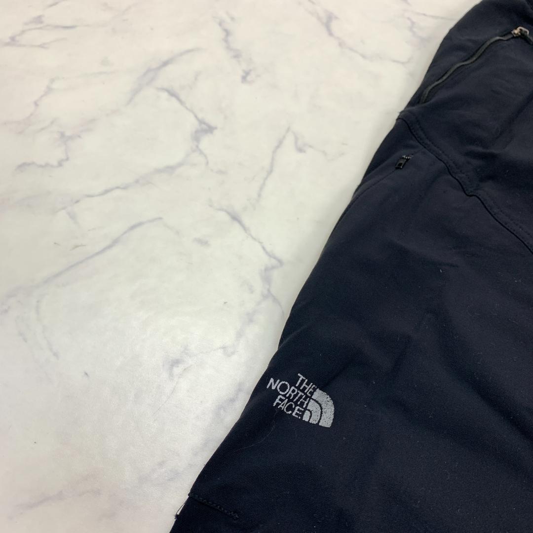 A7621 ノースフェイス カジュアルパンツ ナイロン 黒 ブラック XL