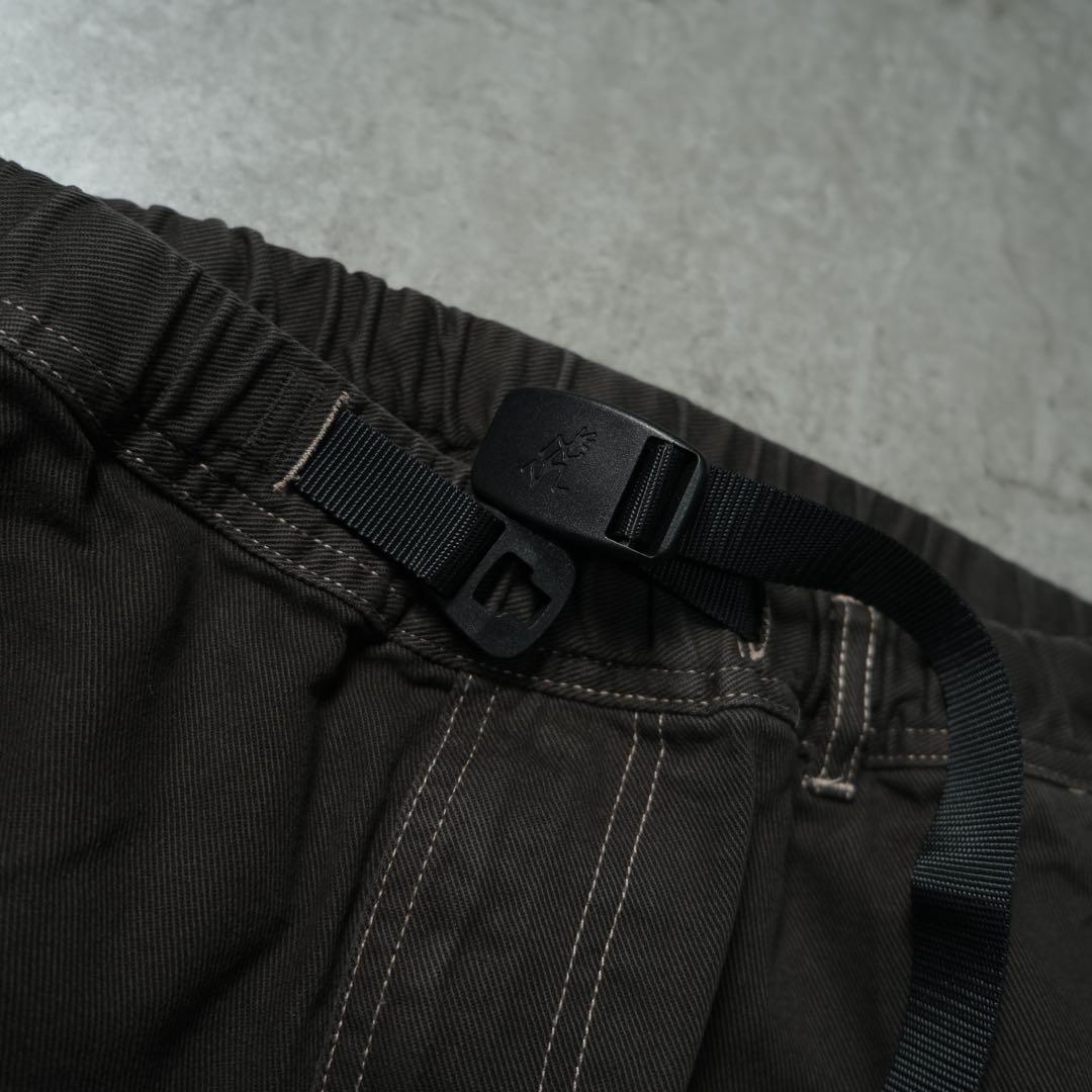 GRAMICCI ダブルニーワークパンツ 顔料染め ガーメントダイ ワイド