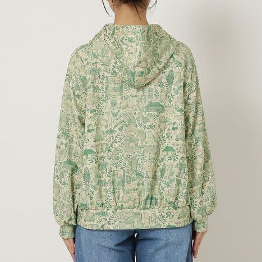 ジョリープッぺ【22fabric】ユキエモン　ダンボールニット　ラグランパーカー