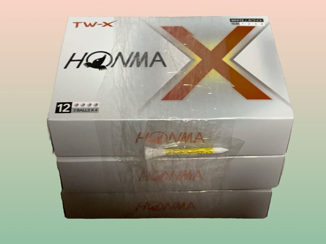 本間ゴルフ TW-X 2024 ホワイト 36球 新品未使用