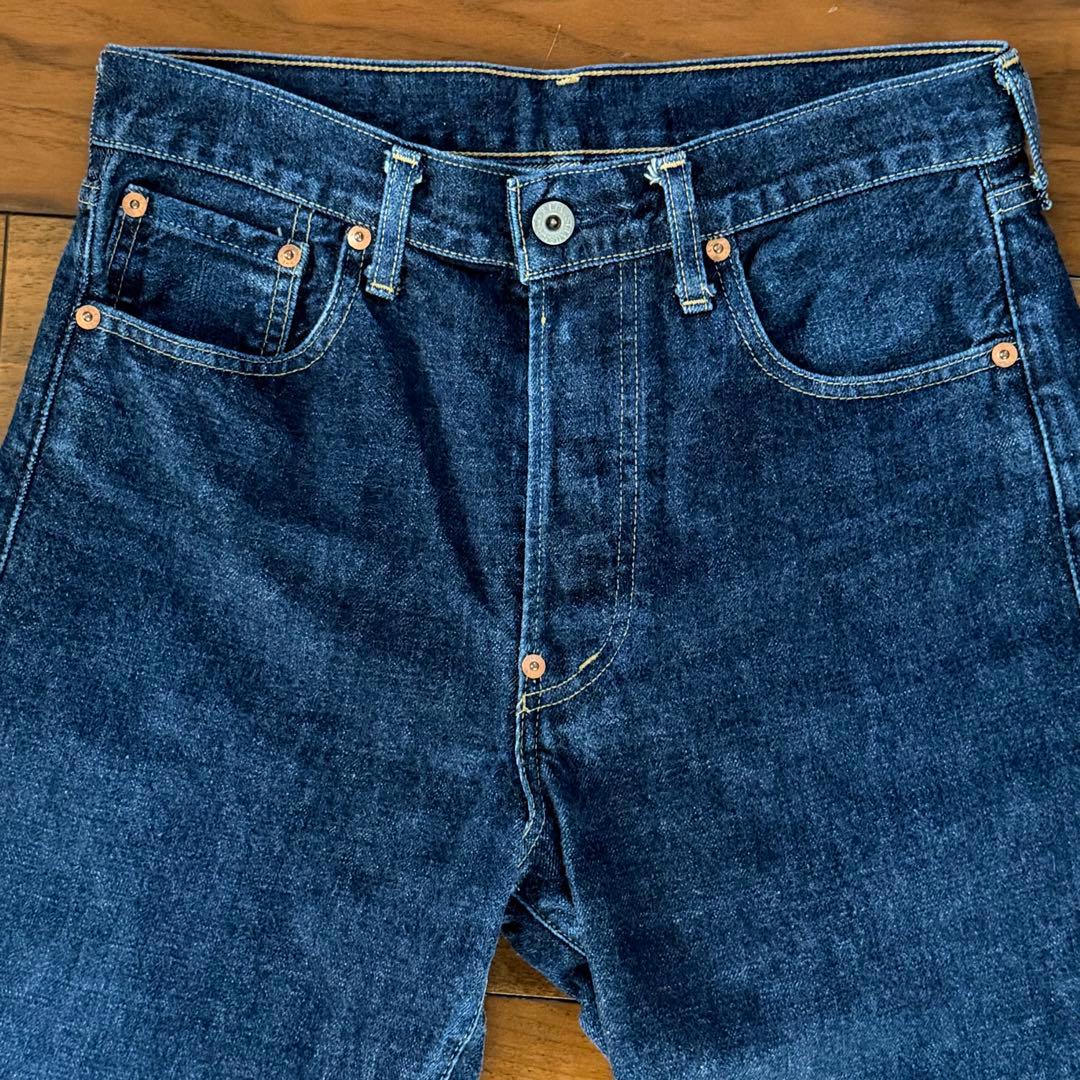 【超濃紺】リーバイス702XX ビッグE 赤耳 シンチバック 日本製 W30