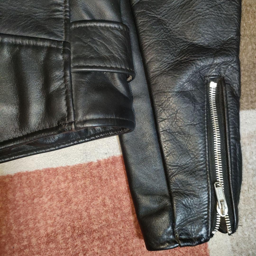 美品人気定番Schott６１８ダブルライダースバイカータグ３６ダメでも対応有！