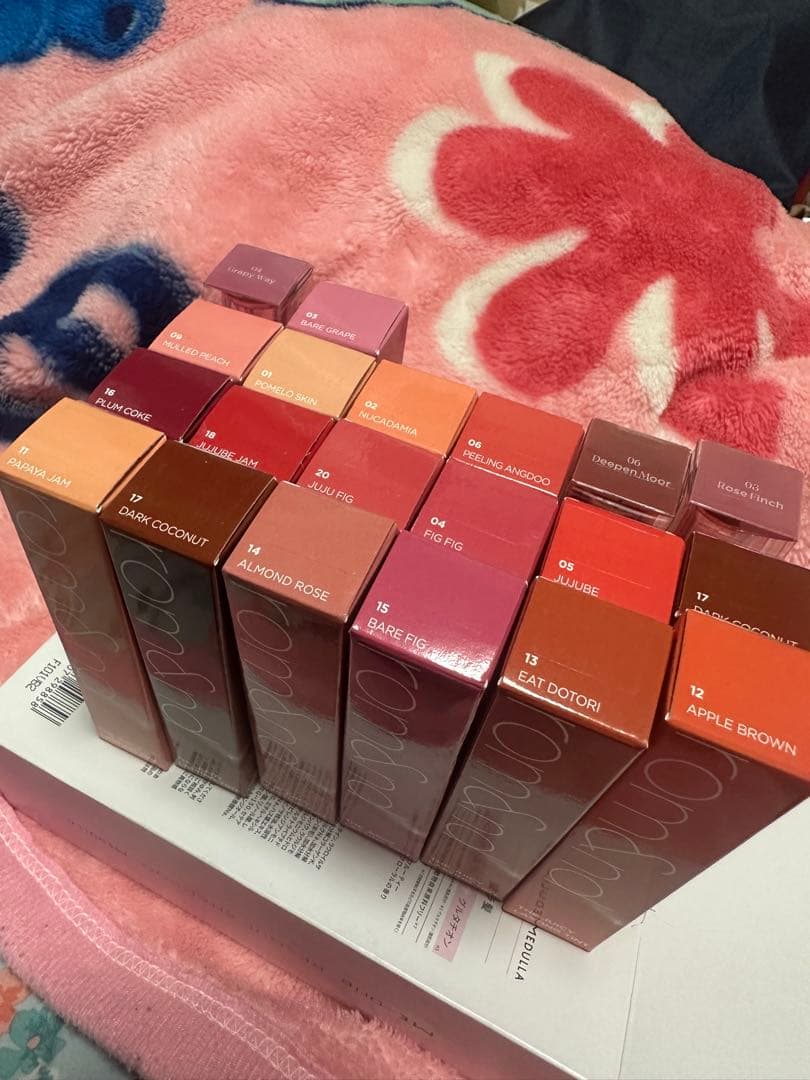 【新品未使用】　ロムアンド　ザジューシーラスティングティント　20色まとめ売り