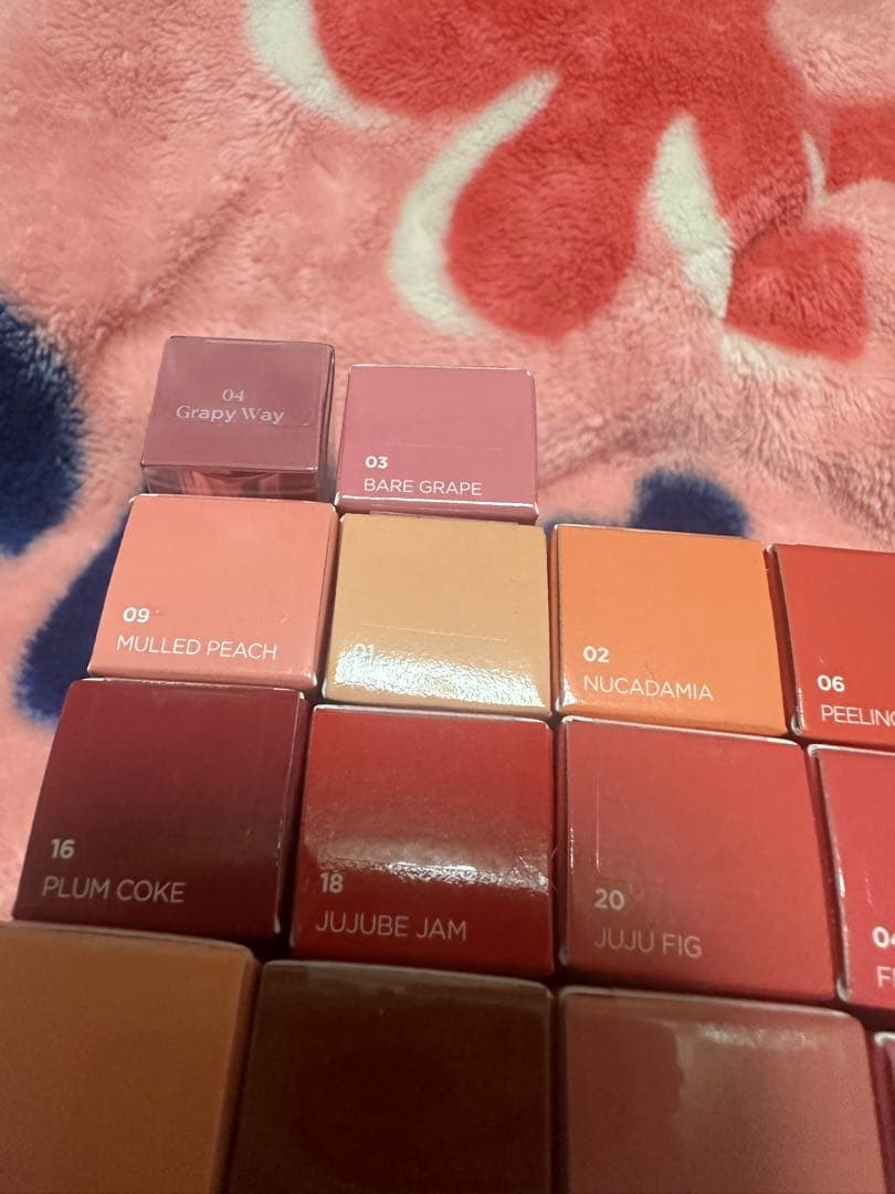 【新品未使用】　ロムアンド　ザジューシーラスティングティント　20色まとめ売り