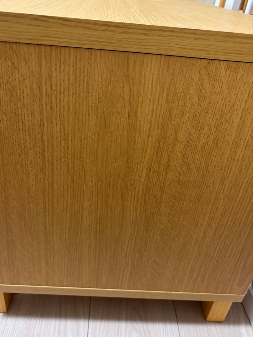 ナチュラルウッド テレビ台 引き出し付き　ニトリ　⭐︎最終お値下げしました⭐︎
