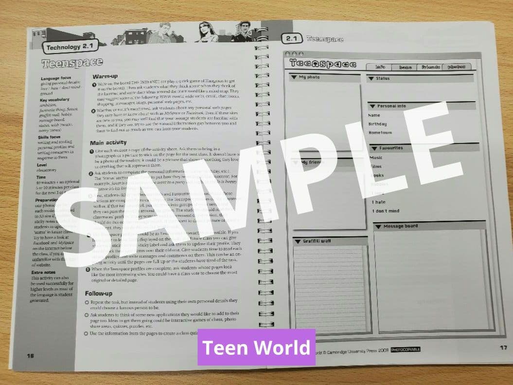 英語 Cambridge Teacher's Resource Book