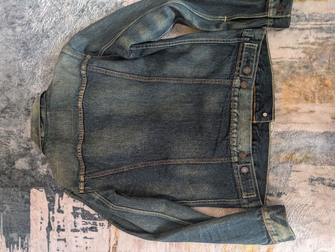 【Levi's】リーバイス＆ラングラーデニムセットアップ　革パッチ