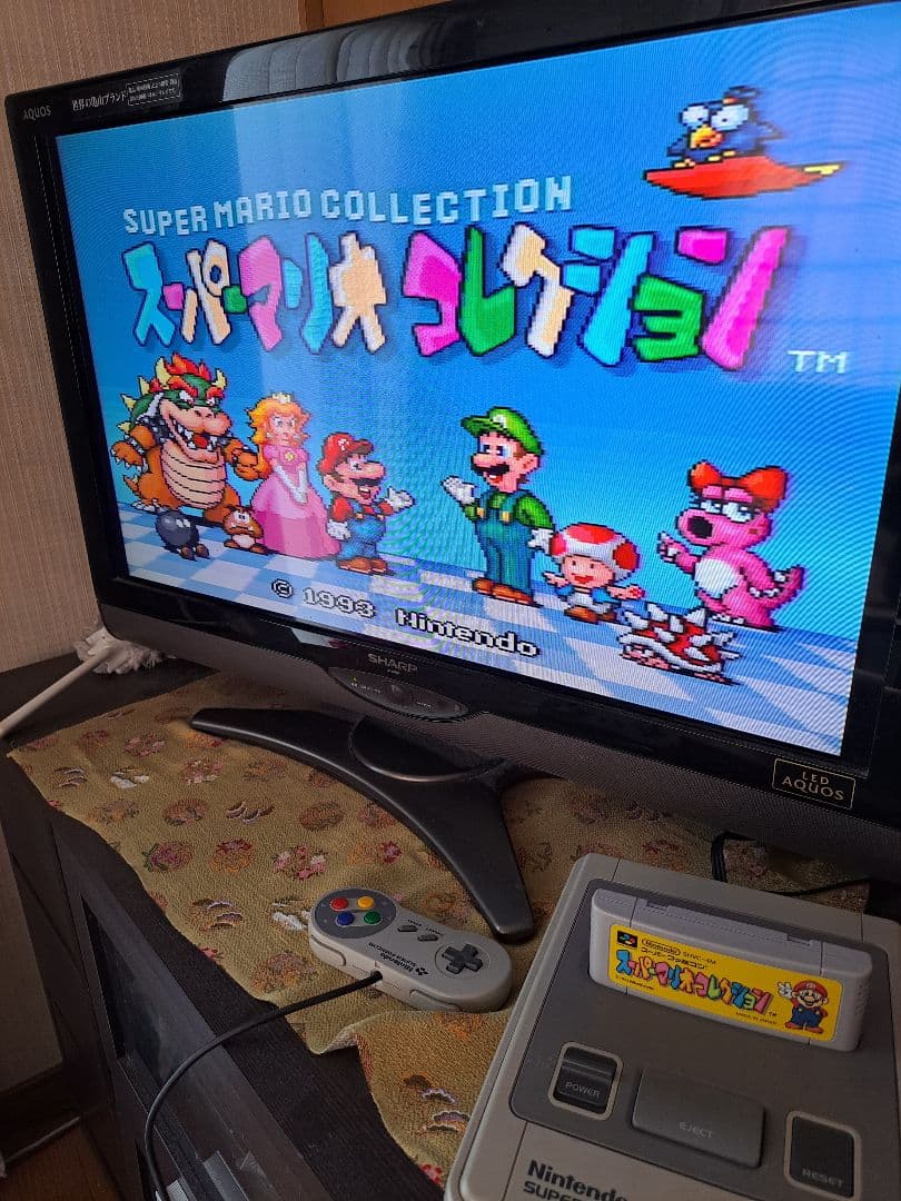 スーパーファミコン　スーパーマリオコレクション　夢のマリオ4本立て