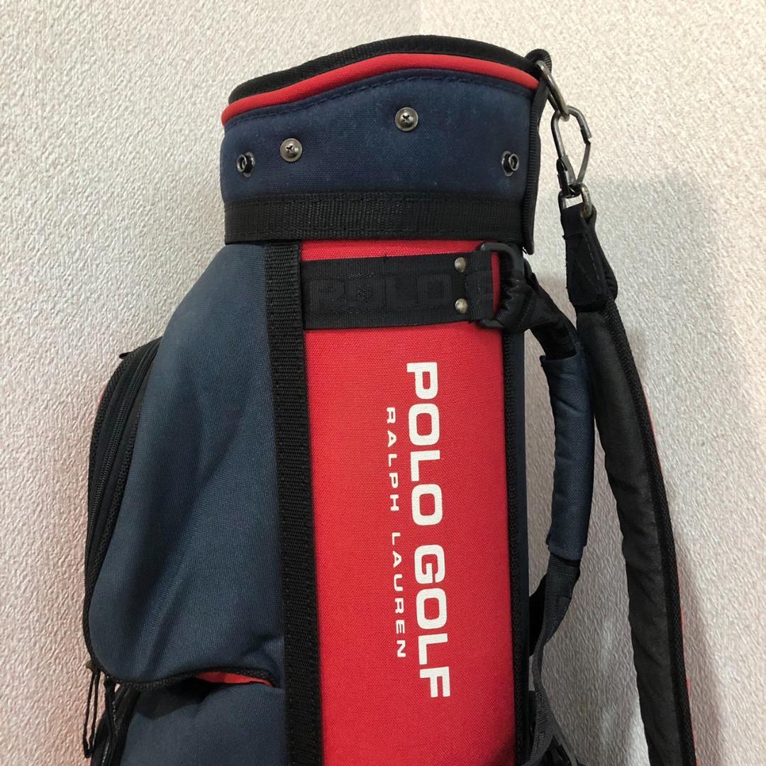 【希少】 PORO GOLF ラルフローレン キャディバッグ 3分割 カート型