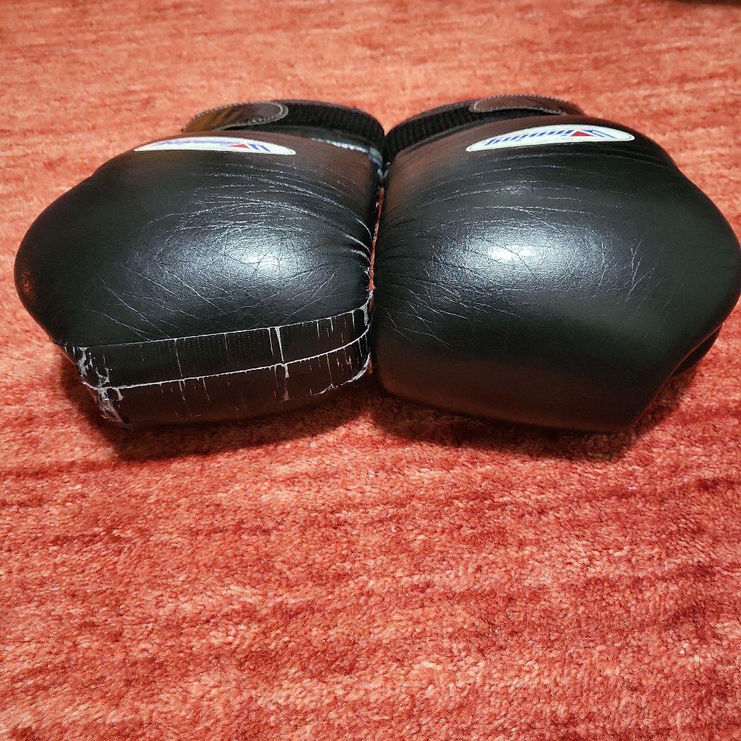 Winning ウイニング ボクシンググローブ 14oz テープ 黒 本革