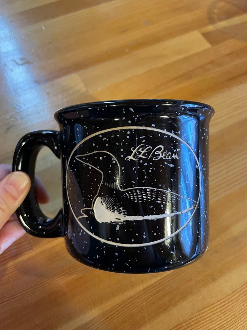 希少 L.L.Bean マグカップ カモ 陶器 コップ ペアセット2個