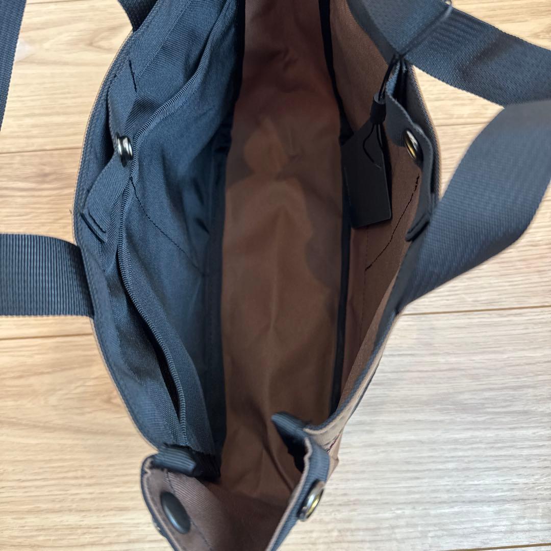 BRIEFING ブラウン トートバッグ