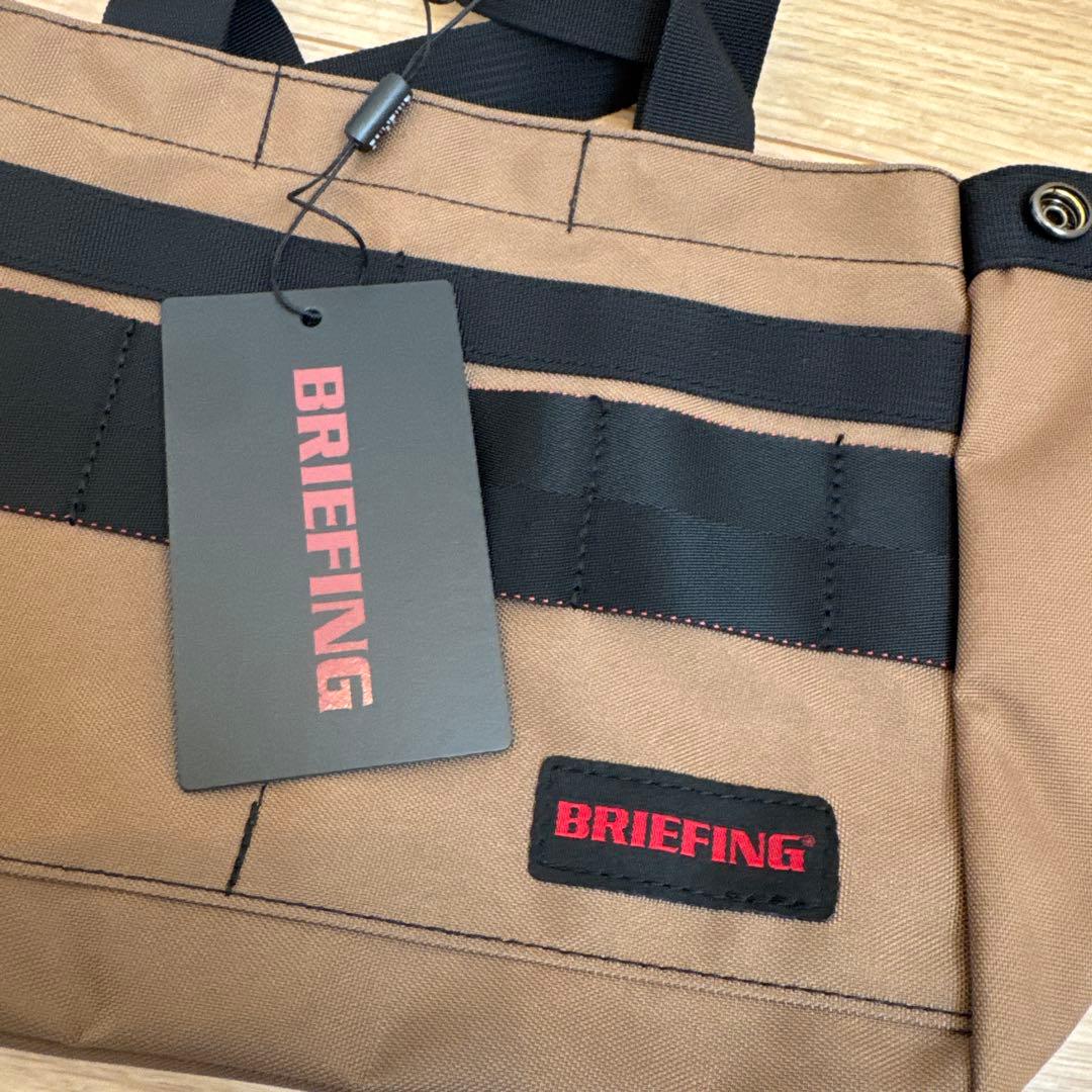 BRIEFING ブラウン トートバッグ