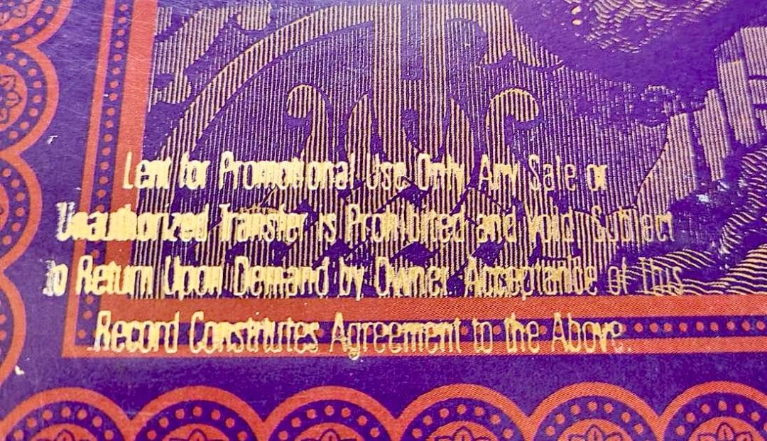 洋楽 Dukes of Stratosphear LP PROMO PSonic